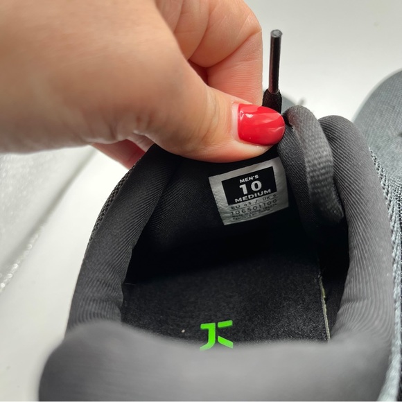 Kuru Flex Via mens size 10 grey black sneakers - Picture 7 of 8